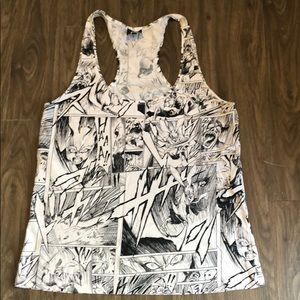 Alexander McQueen comic shirt